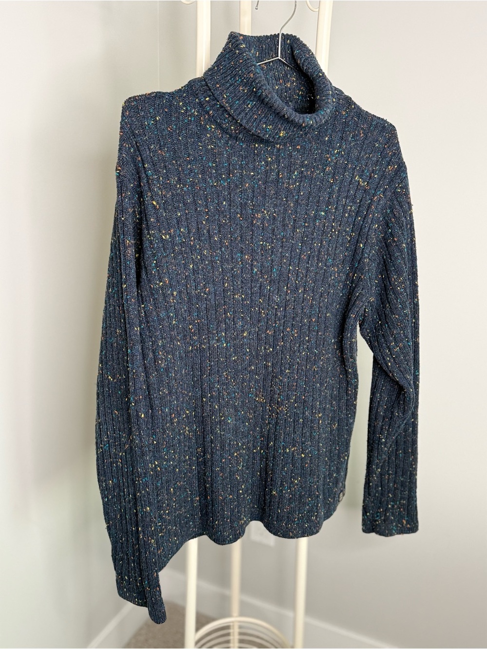 Polo by Ralph Lauren Navy Speckled Knit Sweater